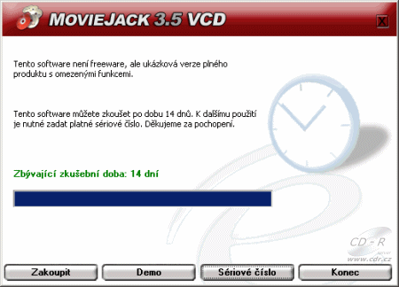 MovieJack 3.5 - testování 14 dnů