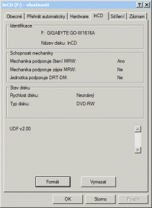 Gigabyte GO-W1616A - UDF 2.00