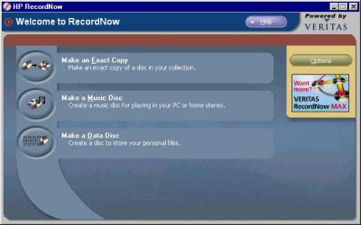 HP dvd200i RecordNow