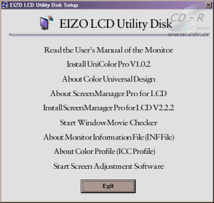 EIZO FlexScan S2411W, software