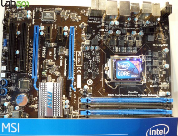 Computex 2010 - stánek Intelu: MSI P67A-GD65