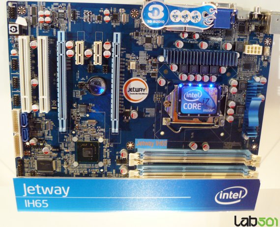 Computex 2010 - stánek Intelu: Jetway IH65