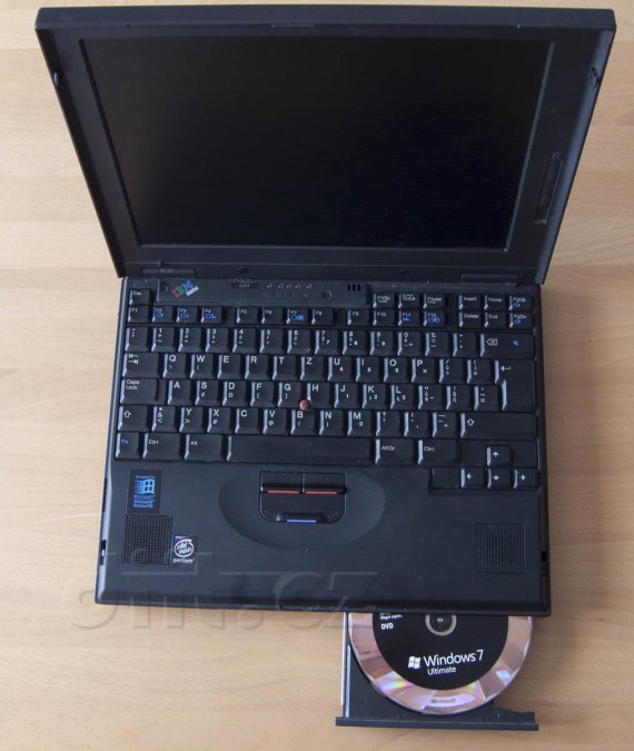 IBM ThinkPad 600 s DVD Windows 7 ;-)