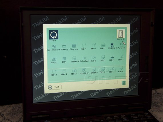IBM ThinkPad 600 - Easy-Setup - sada testů
