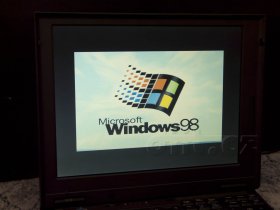 IBM ThinkPad 600 - spouštění Windows 98