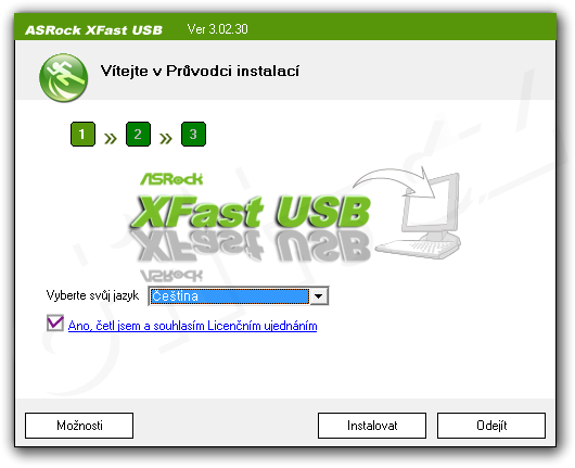 ASRock XFast USB instalátor