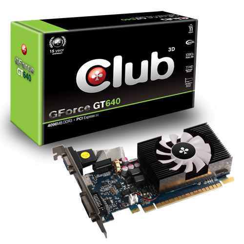 Club 3D GeForce GT 640 4 GB box