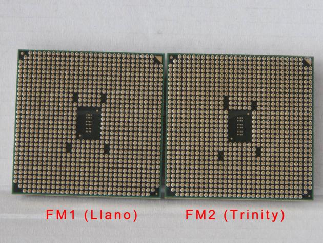 AMD Llano FM1 vs. AMD Trinity FM2