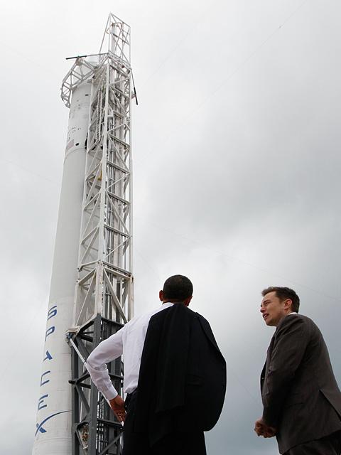 Barrack Obama, SpaceX Falcon 9