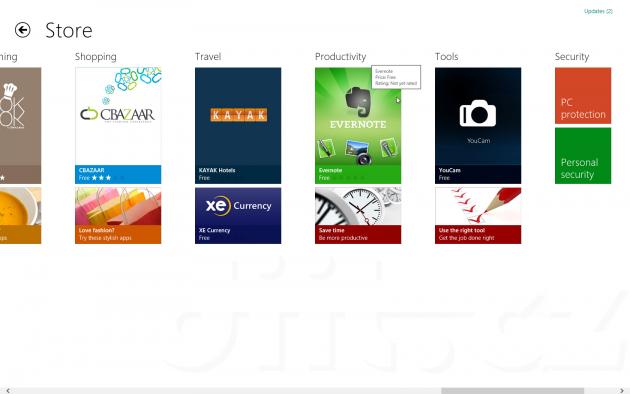 Windows 8 Consumer Preview - Store