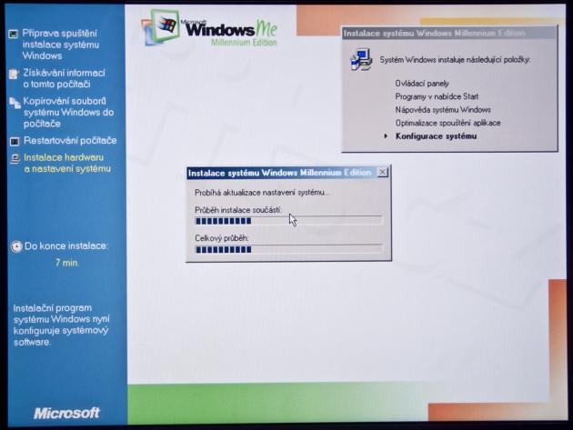 Instalace Windows Millennium Edition