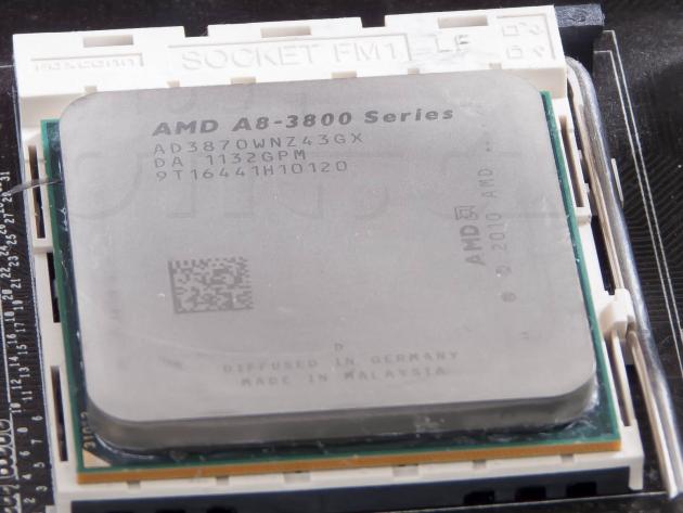 Procesor AMD A8-3870K v socketu FM1