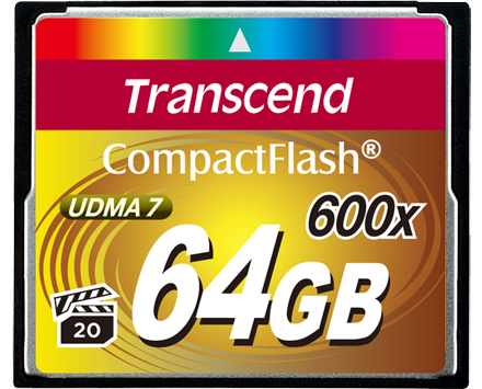 Transcend CF 600x 64gb