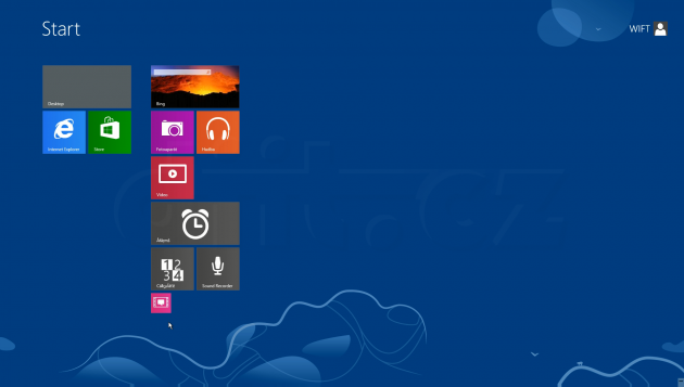 Windows „Blue“ - Modern UI - maličká ikonka copy