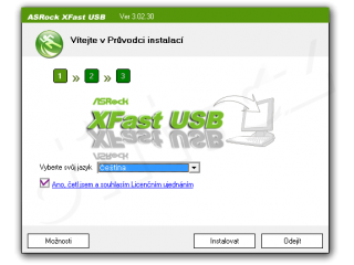 ASRock XFast USB instalátor