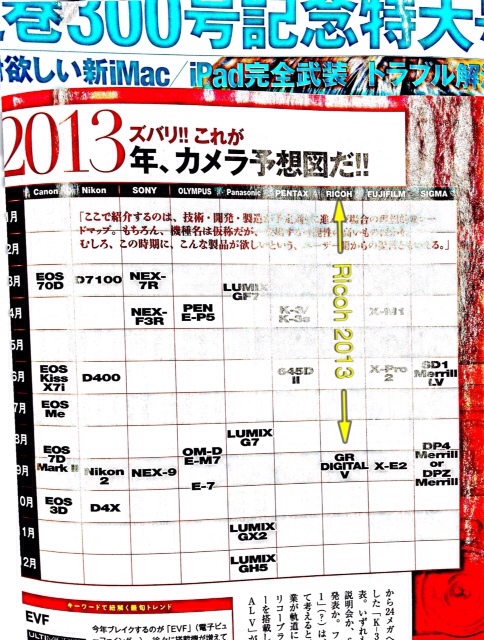 Nippon camera magazine roadmap 2013