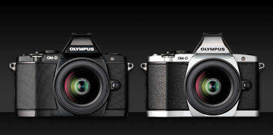 Olympus OM-D EM-5 black silver