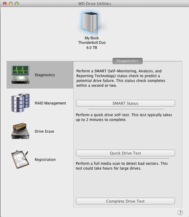 WD Drive Utilities (pro Macy)