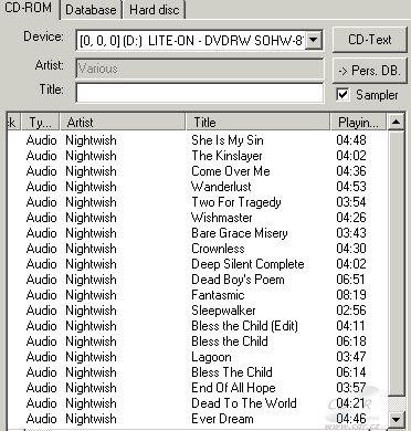 LiteOn SOHW-812S - Feurio! čtení CD-Textu