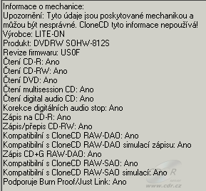 LiteOn SOHW-812S - CloneCD