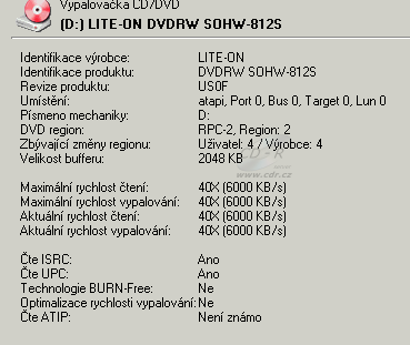 LiteOn SOHW-812S - Alcohol 120%