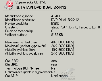 Benq DW822A - Alcohol 120%