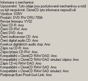 Sony DRU-700A - CloneCD