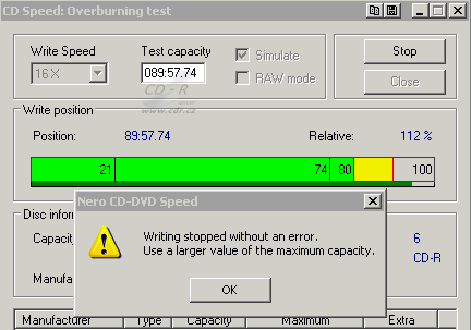 LG GSA-4120B - CDspeed overburn