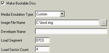Nastavení Bootable disku
