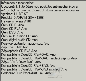 LG GSA-4120B - CloneCD