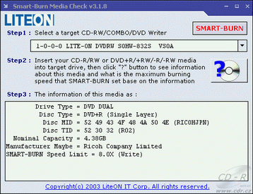 LiteOn SOHW-832S - Smart Burn