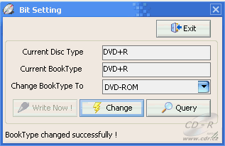 LiteOn SOHW-1213S - Bit Setting DVD+R