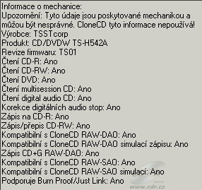 Samsung TS-H542A - CloneCD