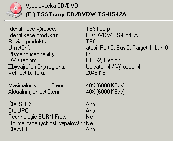 Samsung TS-H542A - Alcohol 120%