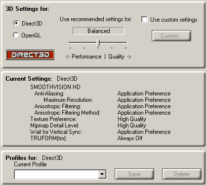 ATI 3D Settings