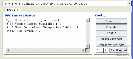 Toshiba SD-R5372 - DVDRPC Utility