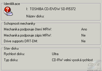 Toshiba SD-R5372 - MRW