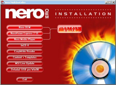  MSI DR16-B - Nero OEM suite