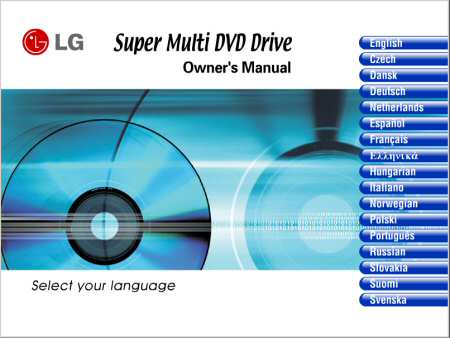 LG GSA-4163B - CD-ROM Owners Manual