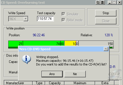 LG GSA-4163B - CDspeed overburn