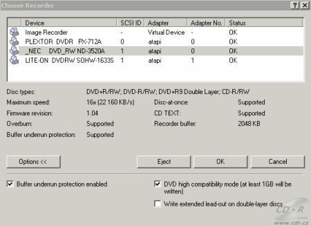 NEC ND-3250 - Nero s DVD+R