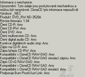 NEC ND-3250 - CloneCD