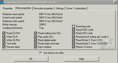 LiteOn SOHW-1673S - Feurio!