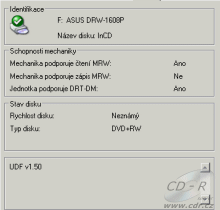 ASUS DRW-1608P - UDF 1.50