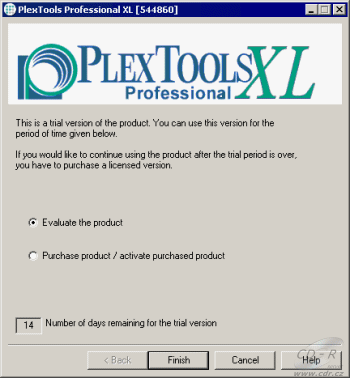 PlexTools Professional XL 3.0 - testovací