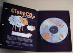 CloneCD obal otevreny