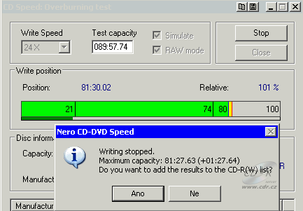 ASUS SDRW-0804P-D - CDspeed overburn