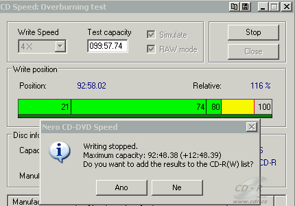 NEC ND-6650A - CDspeed overburn