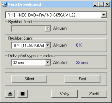 NEC ND-6650A - čtení DVD - fast