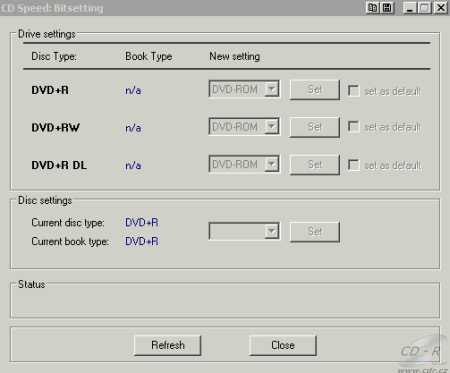 Optorite DD1205 - Bit setting